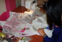 Melissa being creative